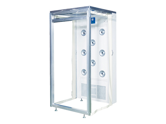 簡易ブース付エアシャワー